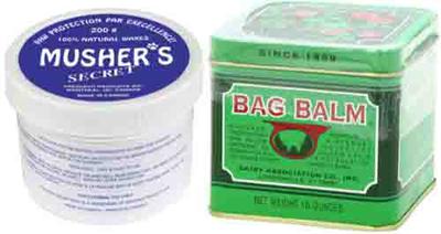 Dog Paw Protection Ideas from Snow Include Musher's Secret and Bag Balm