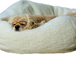 Dog Bed Puff Ball Style - Example 2
