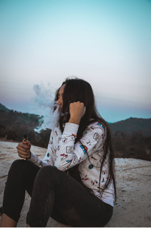 woman vaping woman vaping